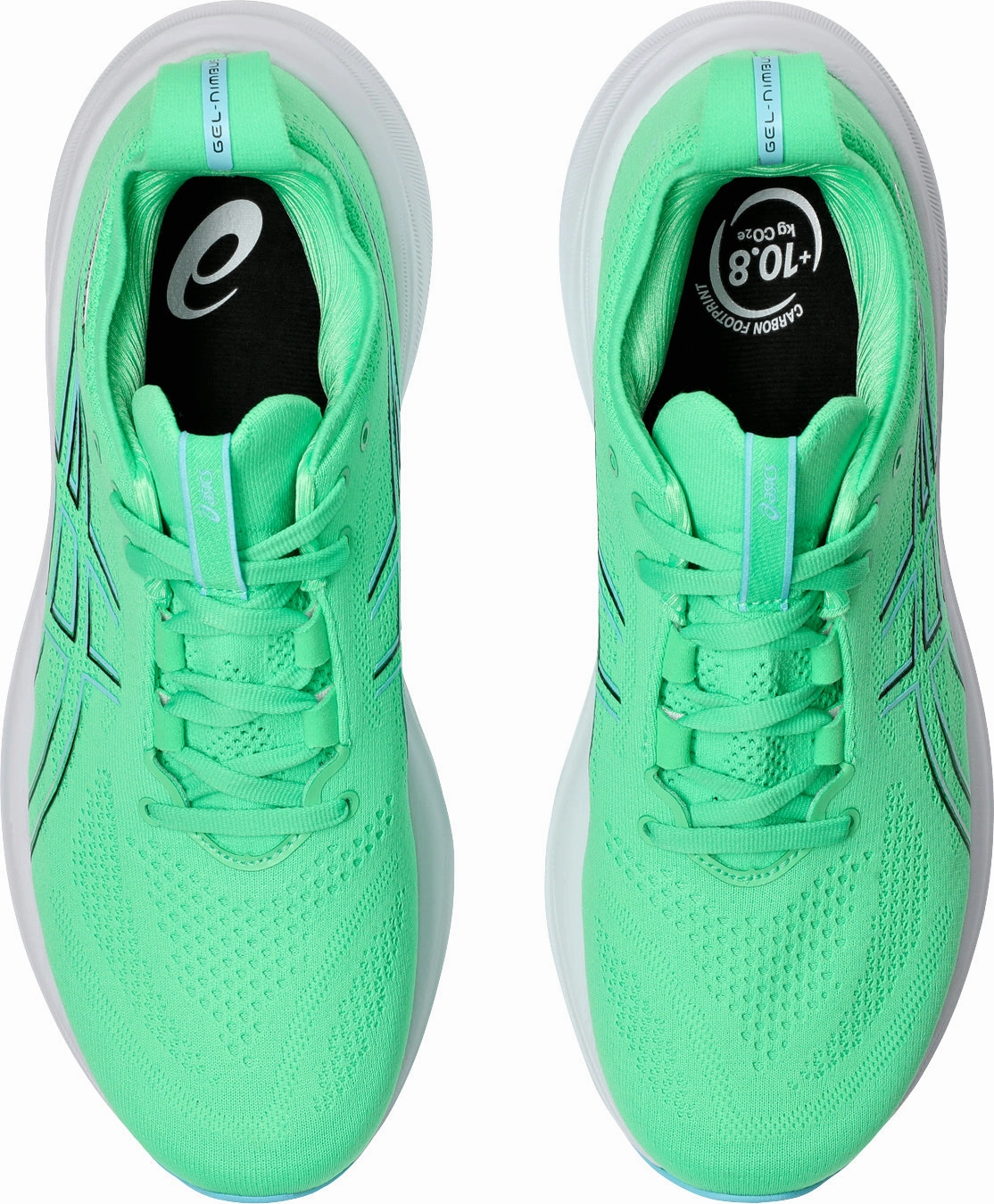 Asics Gel Nimbus 26 Mens Running Shoes - Green Performance Shoes