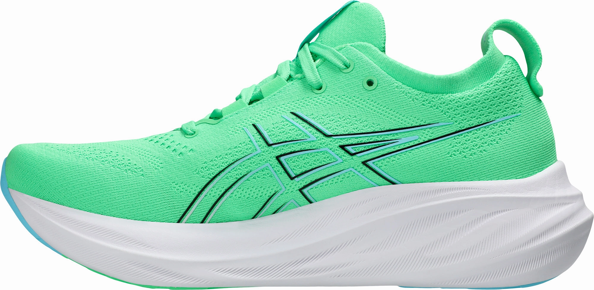 Asics Gel Nimbus 26 Mens Running Shoes - Green Performance Shoes