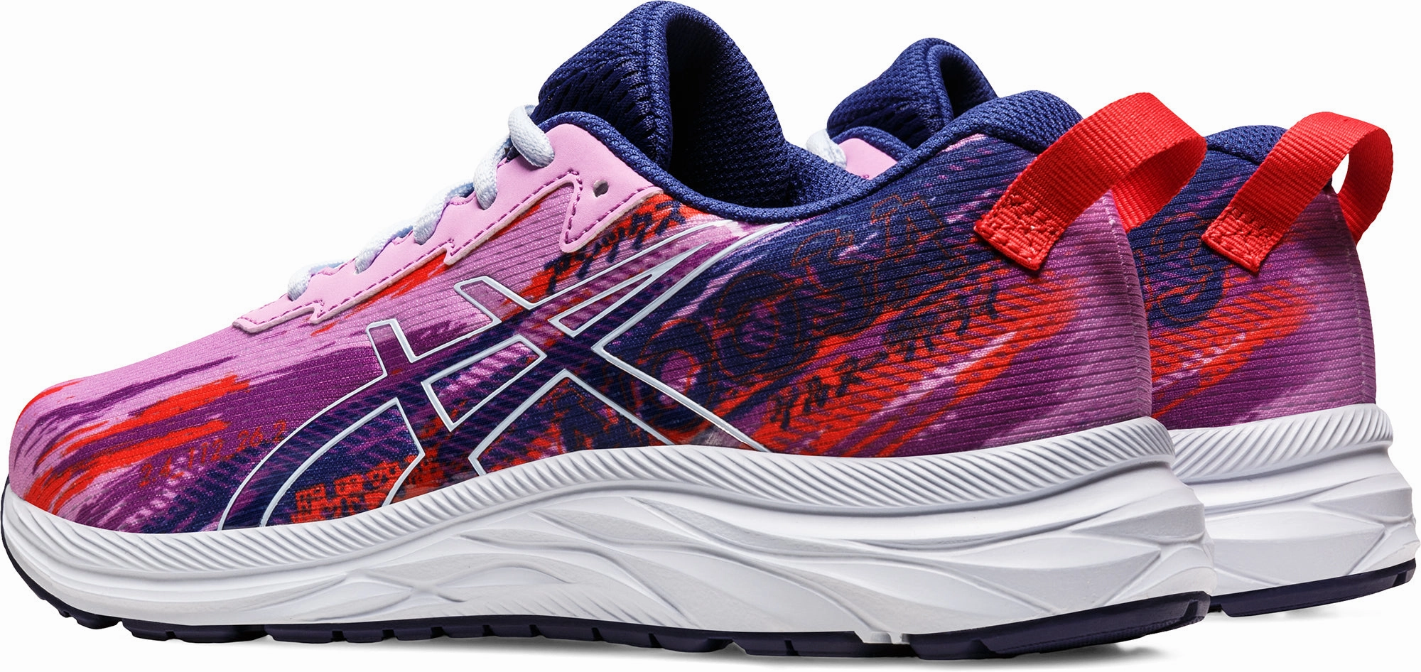 Asics Gel Noosa Tri 13 GS Junior Running Shoes - Pink Neutral Support Shoes