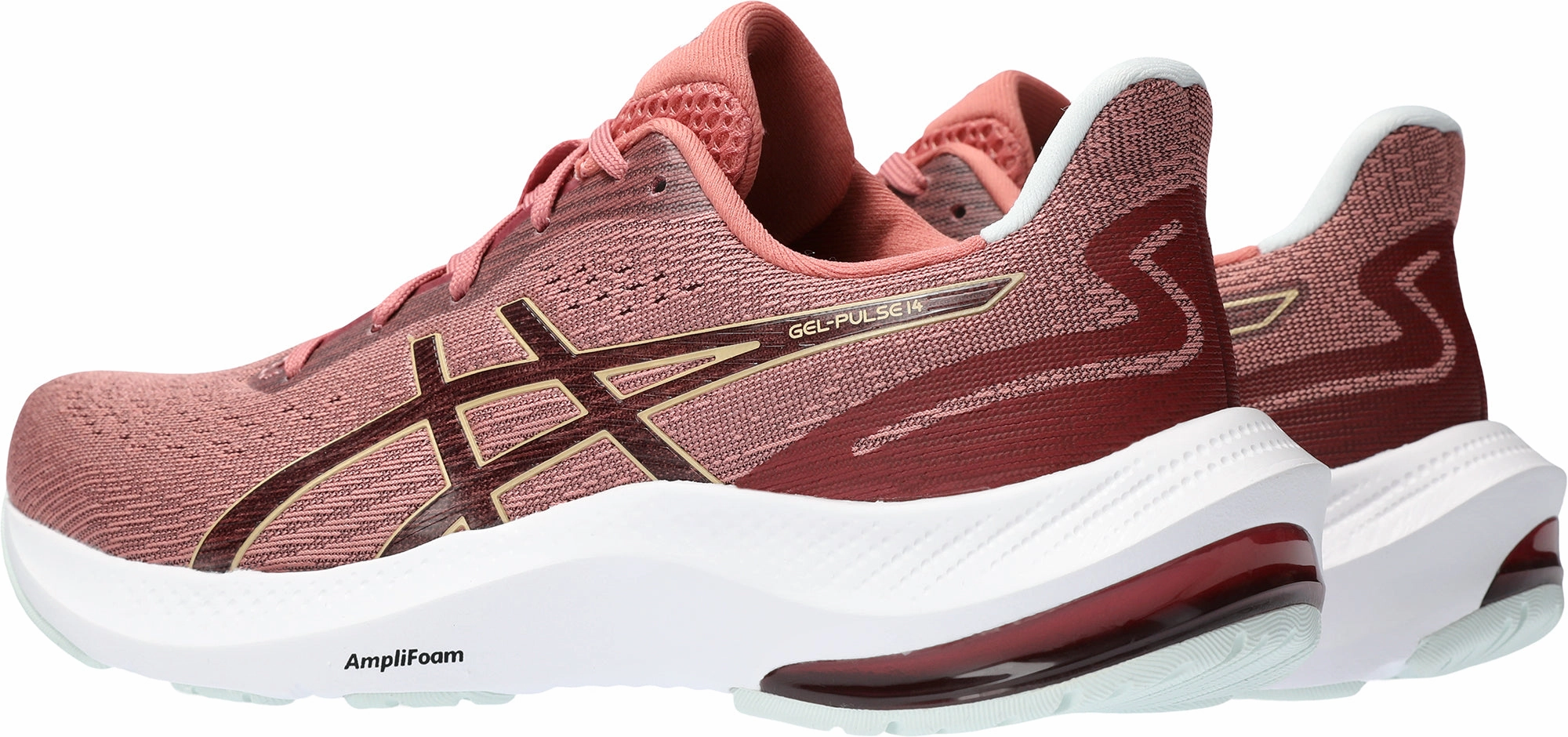 Asics Gel Pulse 14 Womens Running Shoes - Pink Neutral Support Shoes