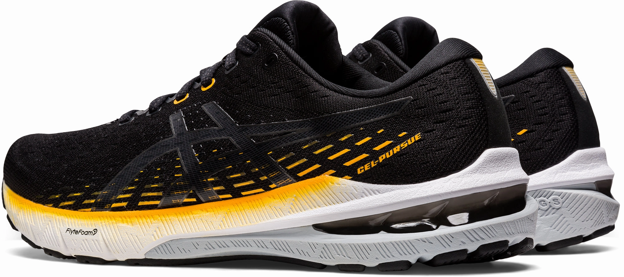 Asics Gel Pursue 8 Mens Running Shoes - Black Neutral Support Shoes