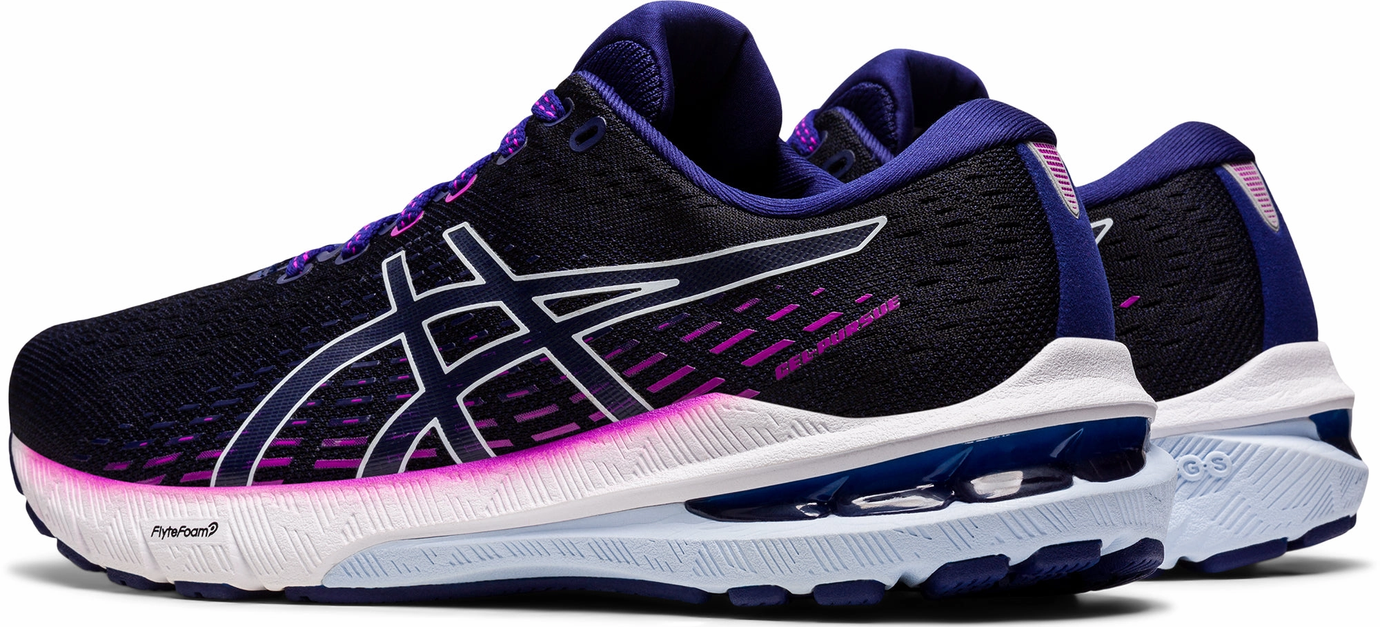 Asics Gel Pursue 8 Womens Running Shoes - Blue Neutral Support Shoes
