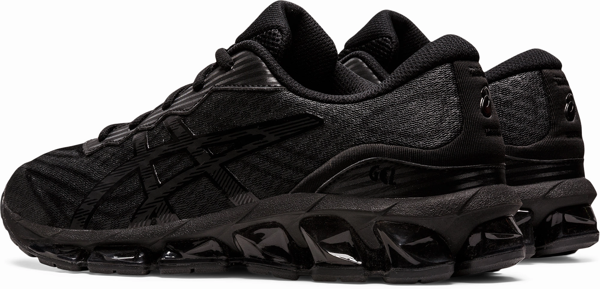 Asics Gel Quantum 360 VII GS Junior Running Shoes - Black Neutral Support Shoes