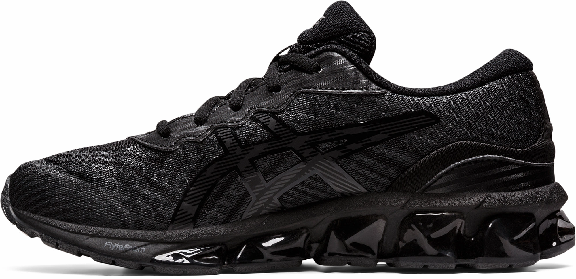 Asics Gel Quantum 360 VII GS Junior Running Shoes - Black Neutral Support Shoes
