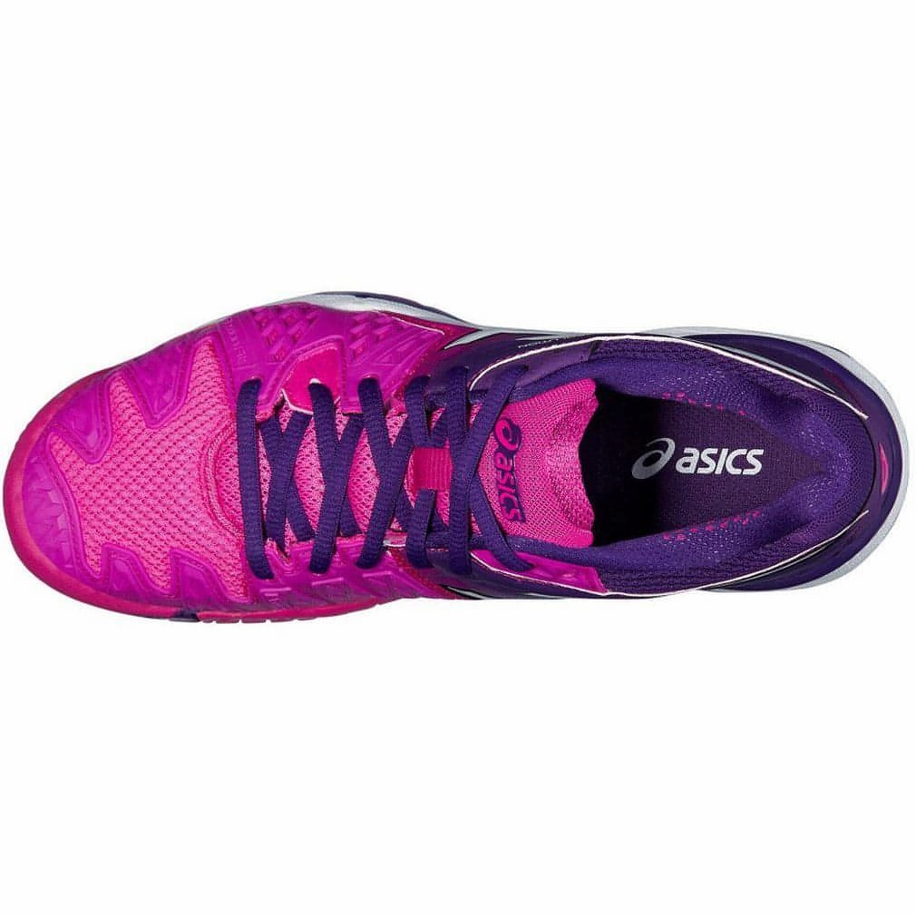Asics Gel Resolution 6 Clay Womens Tennis Shoes - Pink Neutral Support Shoes
