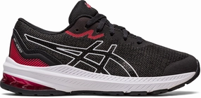 Asics GT 1000 11 GS Junior Running Shoes - Black Asics athletic footwear for training sessions