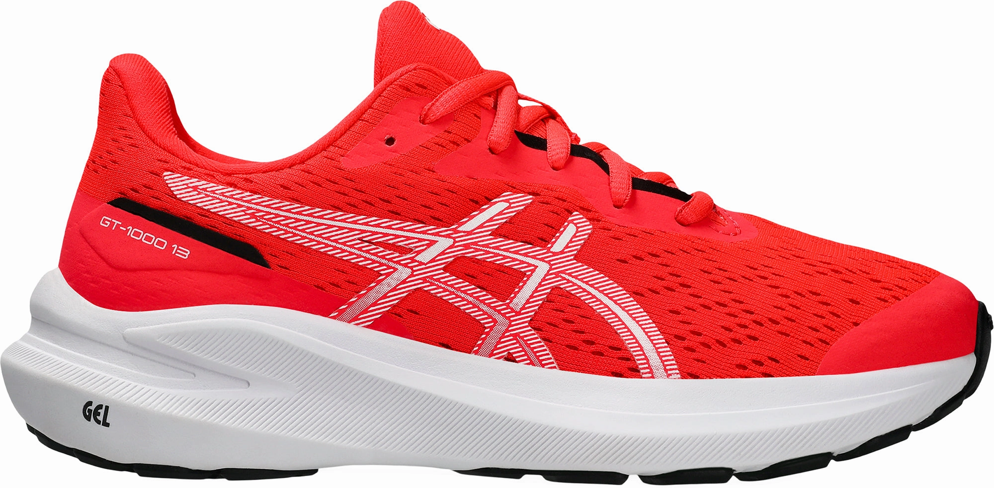 Asics GT 1000 13 GS Junior Running Shoes - Red Asics athletic footwear for training sessions