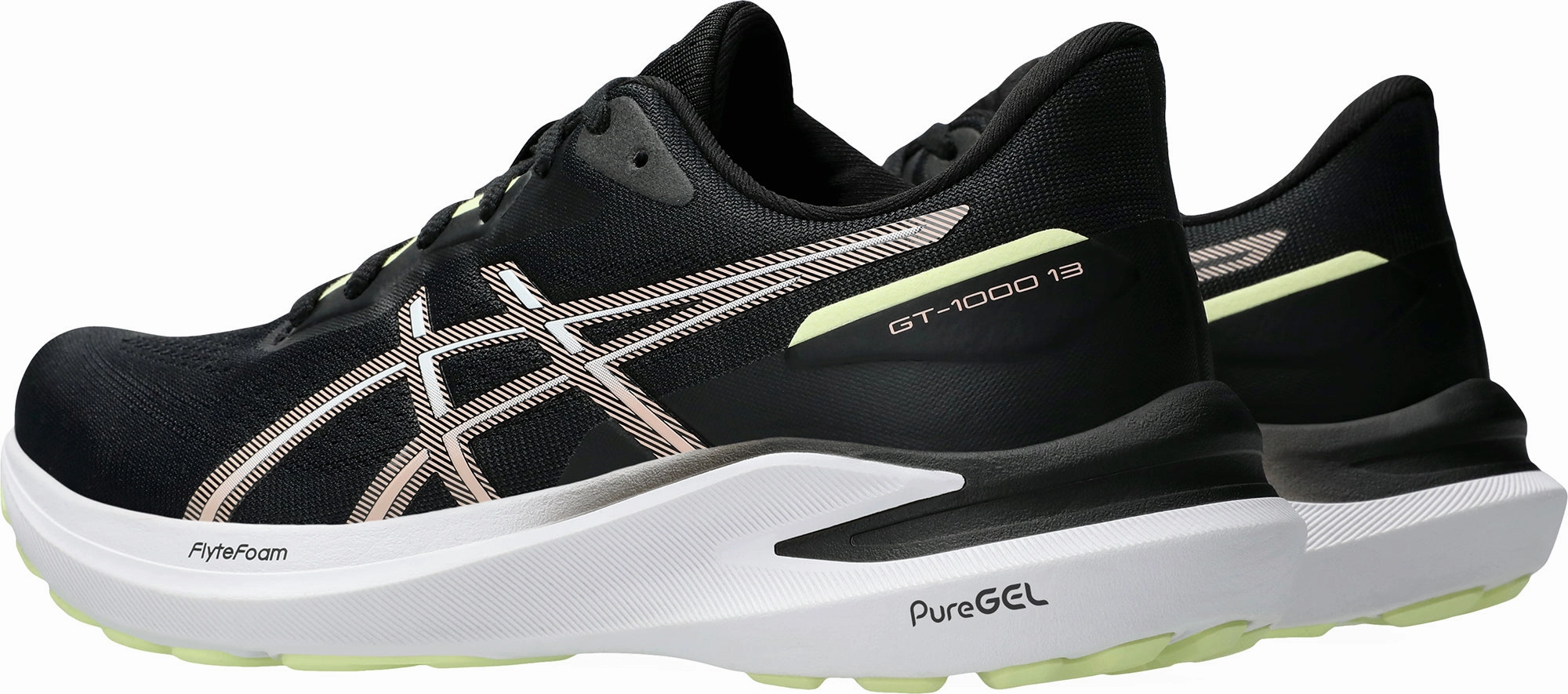 Asics GT 1000 13 Womens Running Shoes - Black Performance Shoes