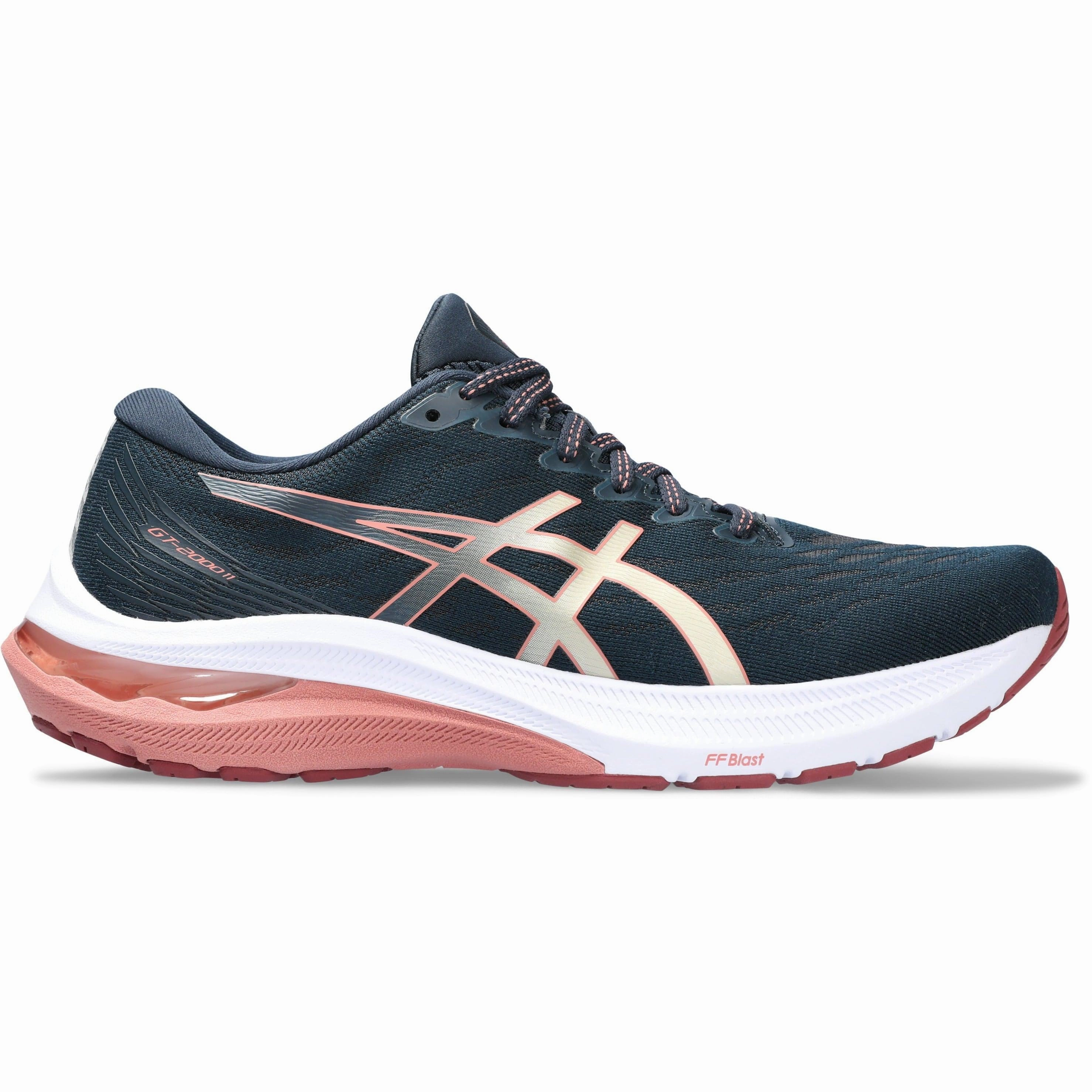 Asics GT 2000 11 Womens Running Shoes - Blue Asics athletic footwear for training sessions