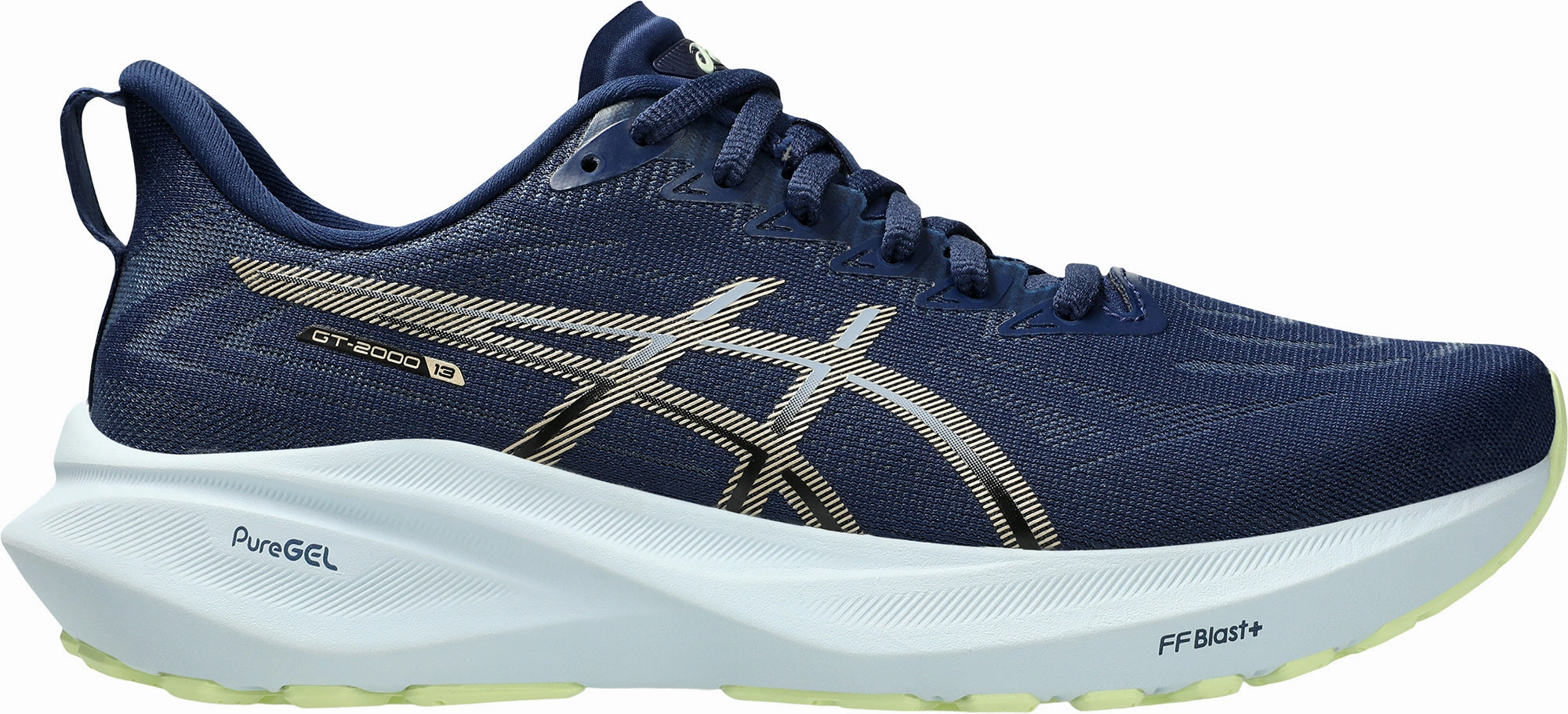 Asics GT 2000 13 Womens Running Shoes - Navy Asics athletic footwear for training sessions