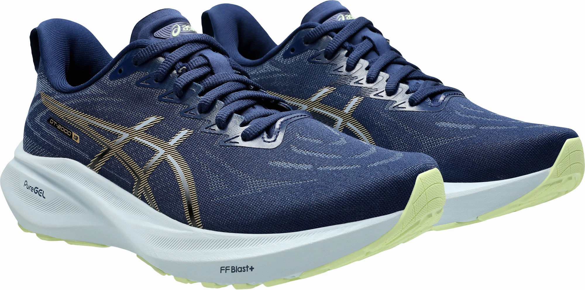 Asics GT 2000 13 Womens Running Shoes - Navy Performance Shoes