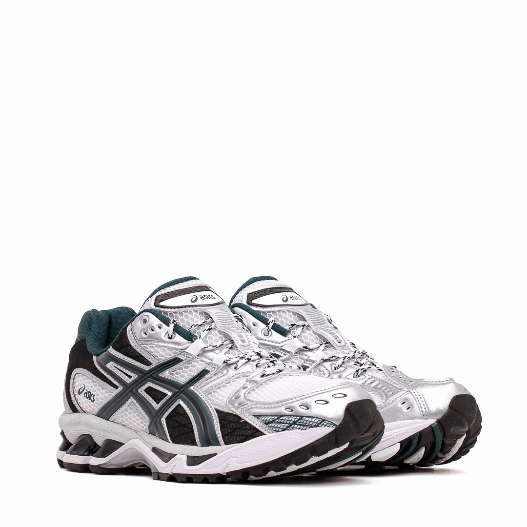 Asics Men Gel-Nimbus 10.1 White Saxon Green 1203A543-103 Asics shoe style pictures