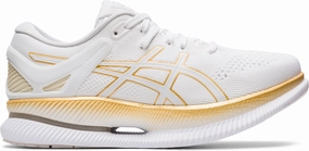 Asics MetaRide Womens Running Shoes - White Asics athletic footwear for training sessions