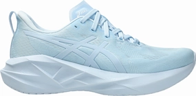 Asics NovaBlast 5 Lite-Show Womens Running Shoes - Blue Asics athletic footwear for training sessions