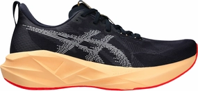 Asics NovaBlast 5 Mens Running Shoes - Blue Asics athletic footwear for training sessions