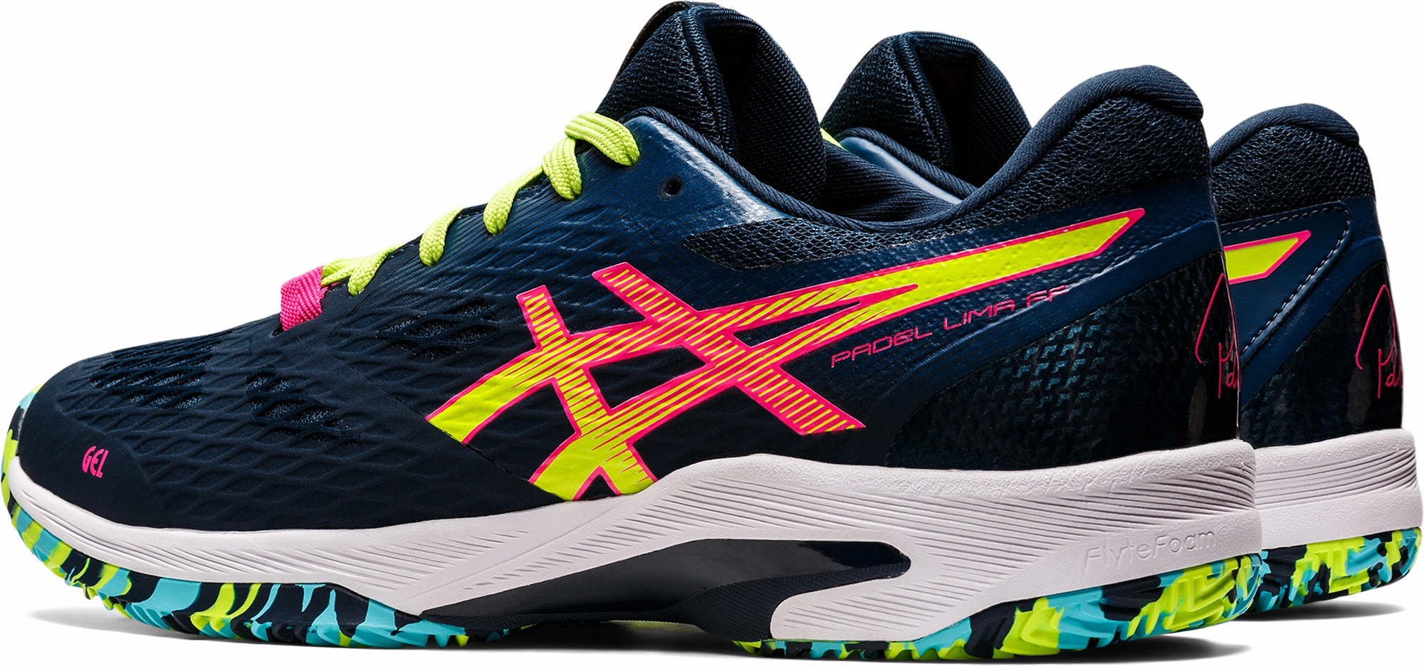 Asics Padel Lima FF Mens Court Shoes - Blue Performance Shoes