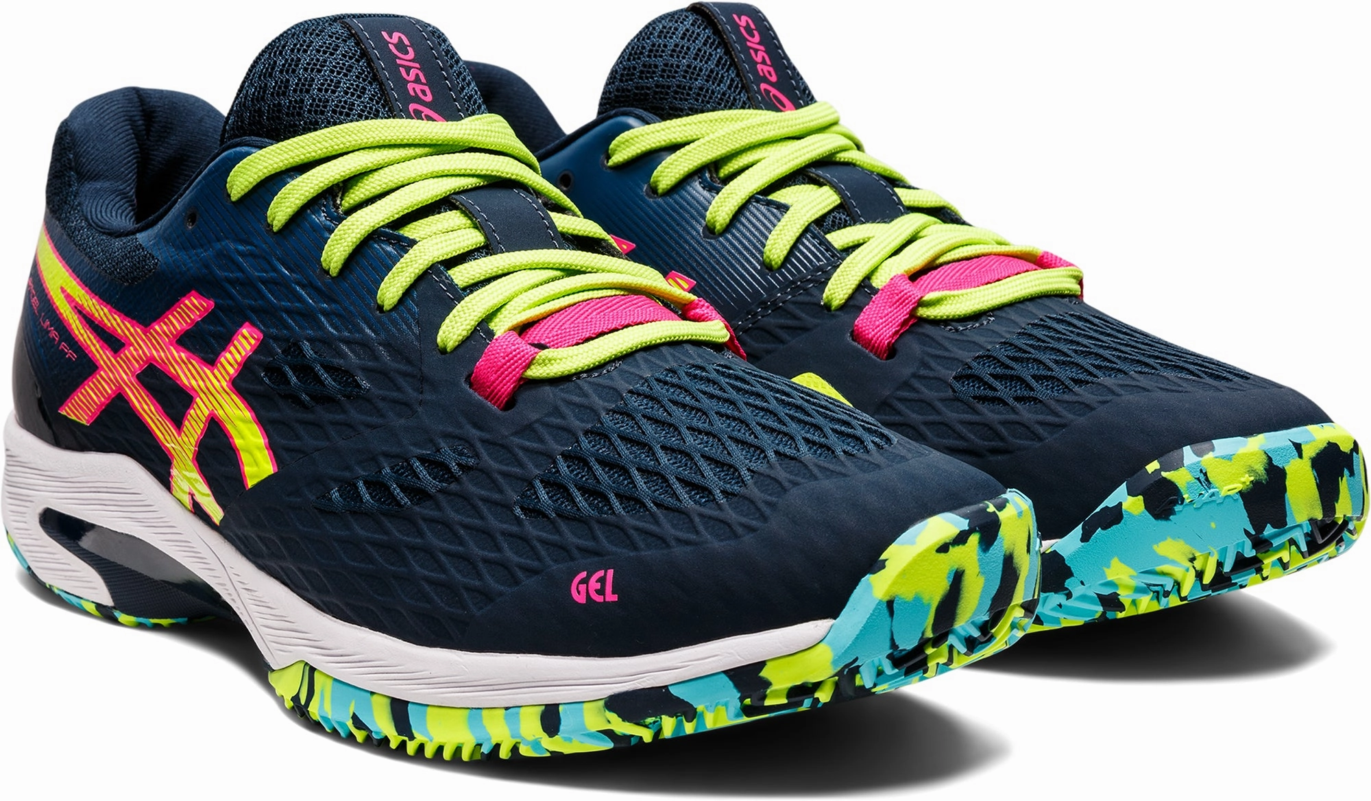 Asics Padel Lima FF Mens Court Shoes - Blue Performance Shoes