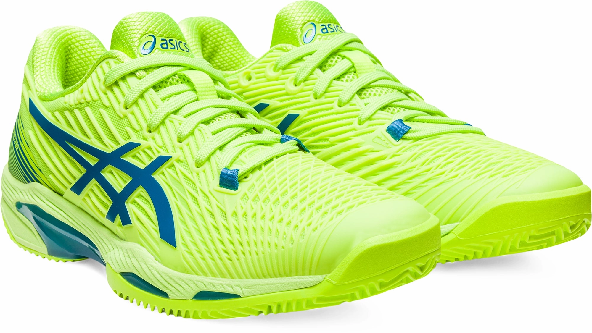 Asics Solution Speed FF 2 Clay Womens Tennis Shoes - Green Performance Shoes