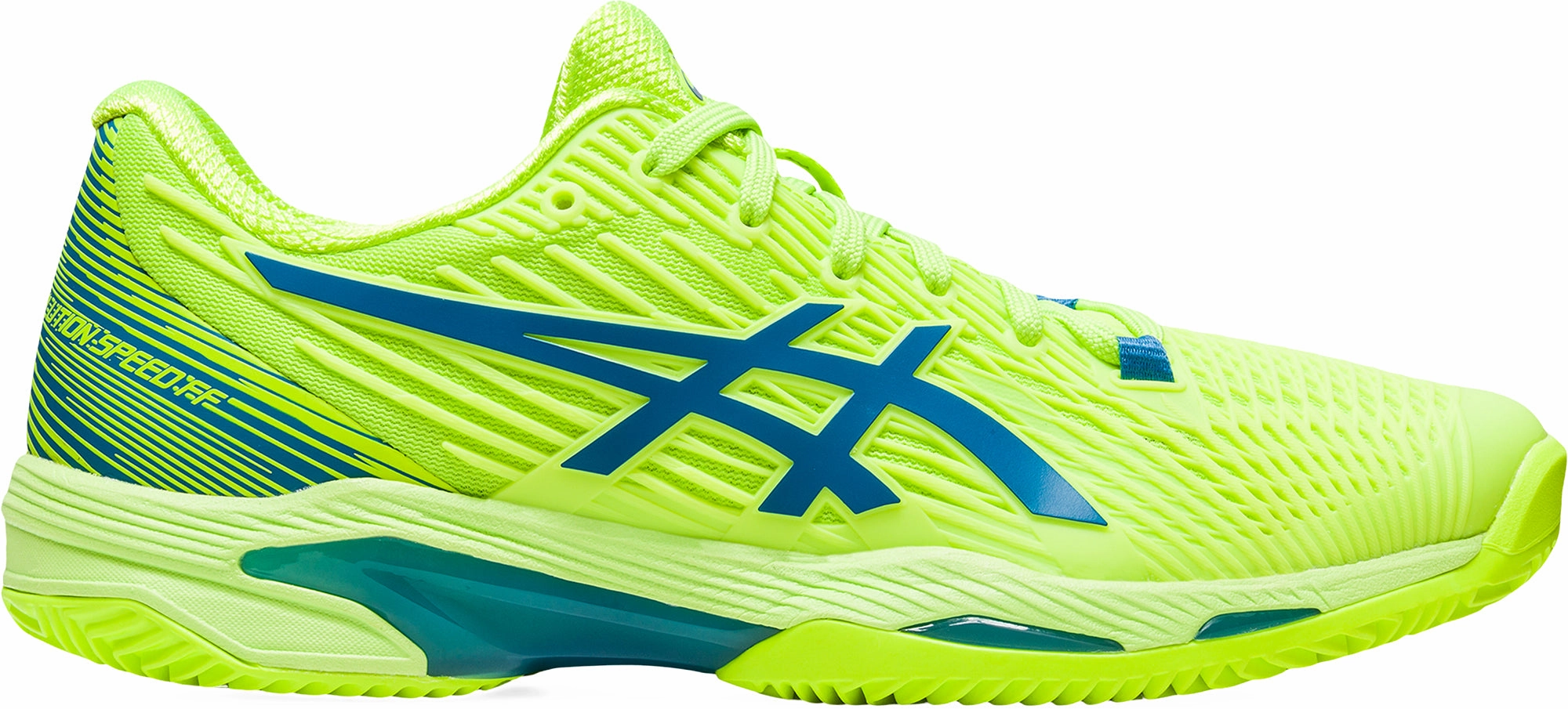 Asics Solution Speed FF 2 Clay Womens Tennis Shoes - Green Asics athletic footwear for training sessions