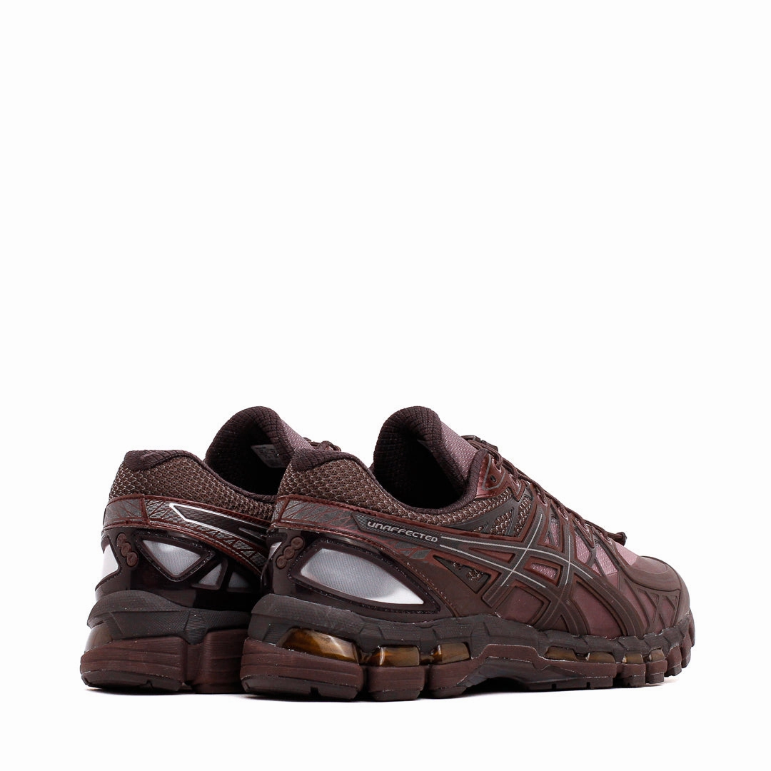 Asics x Unaffected Unisex Gel-Kayano 20 Dark Cherry Black 1203A529-600 Asics shoe style pictures
