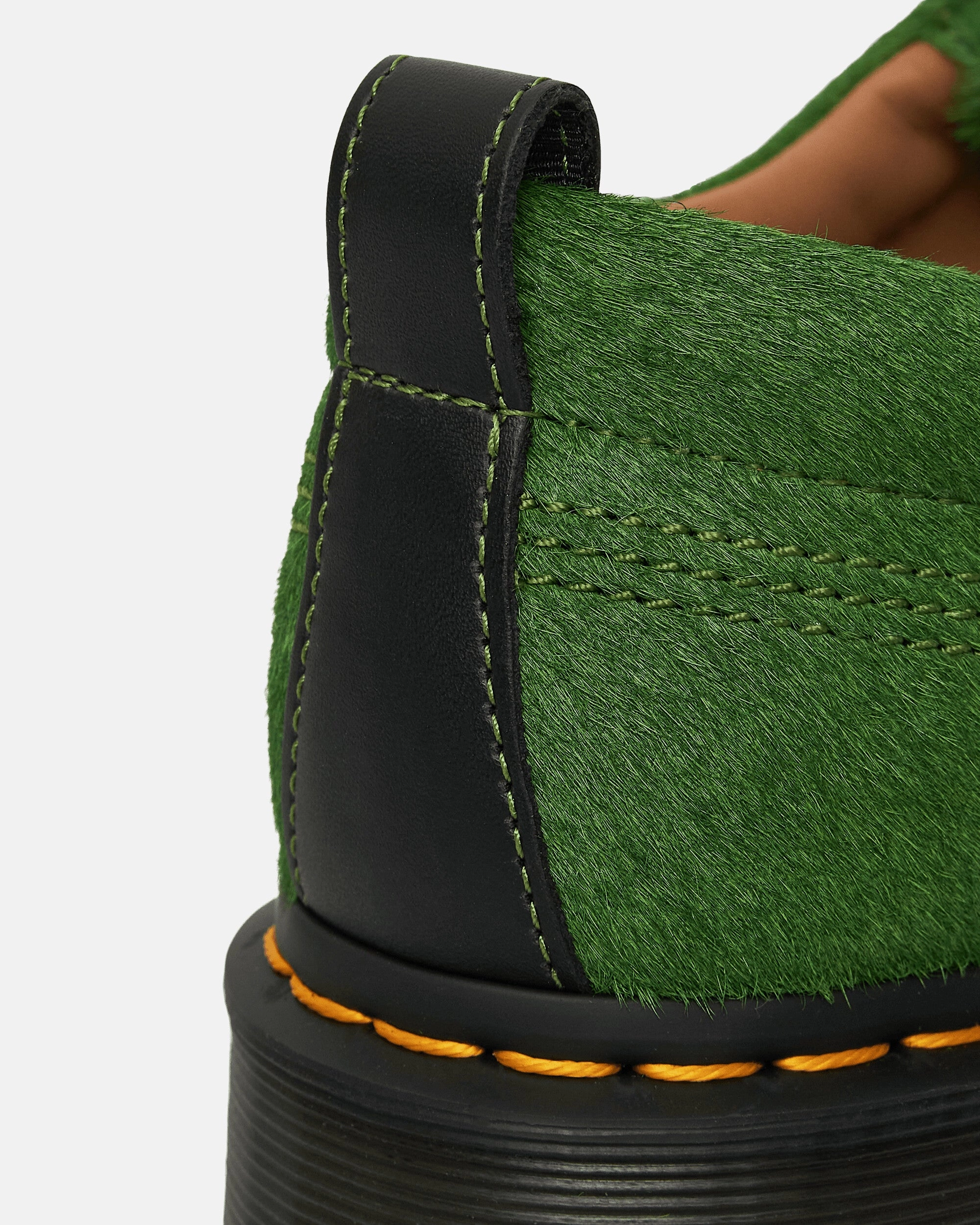 AWAKE NY Lowell Shoes Vibrant Green Smooth Leather Boots