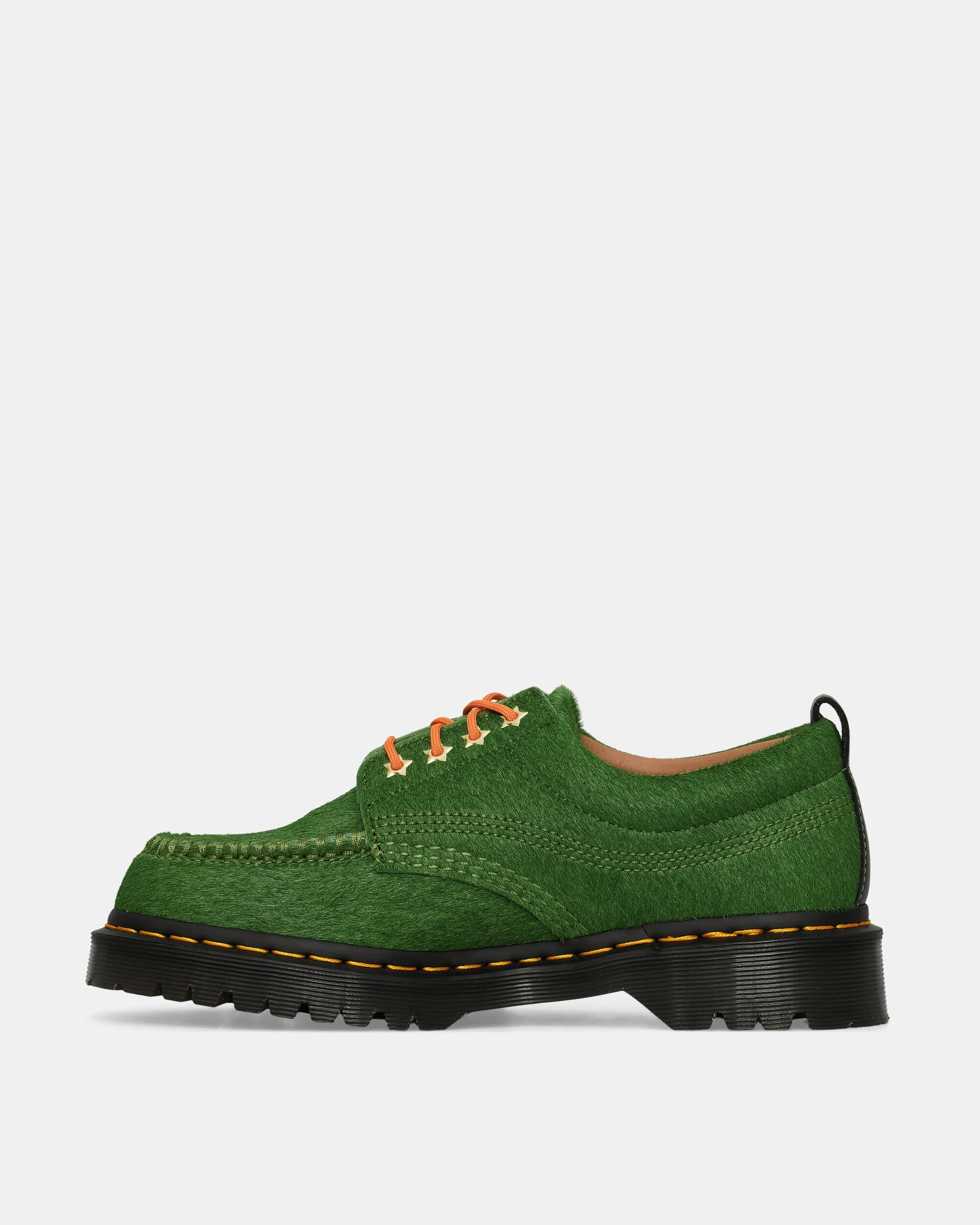 AWAKE NY Lowell Shoes Vibrant Green Smooth Leather Boots