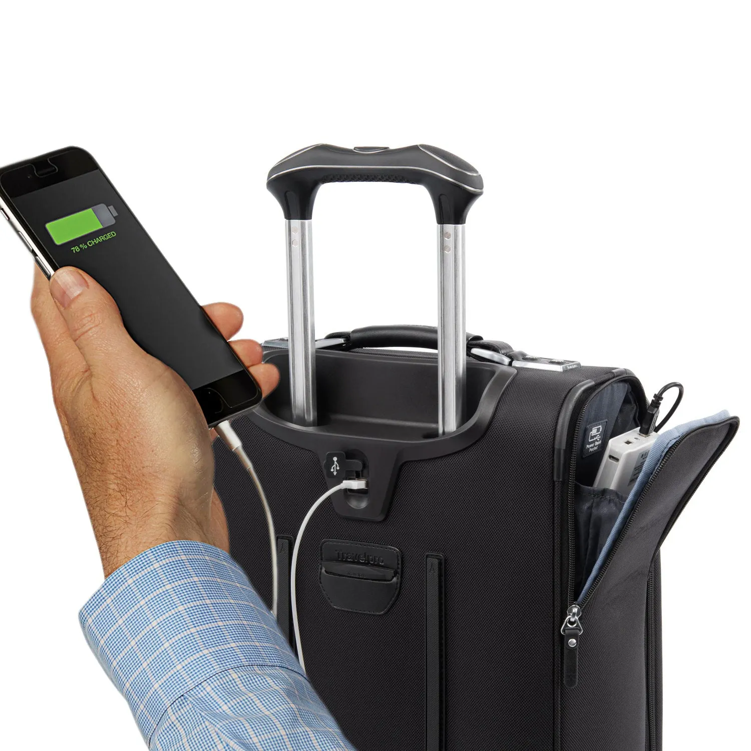Bags Travelpro Softside Travelpro Platinum Elite 21” Expandable Carry-On Spinner