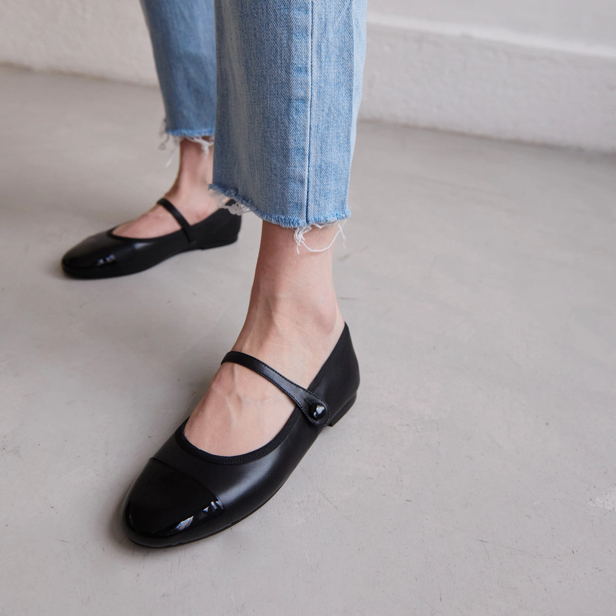 Ballerina Dreux Noir Stylish Footwear