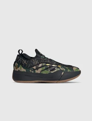 BAPE X DAME 9 "BLACK/MULTI" Adidas lifestyle shoes for streetwear looks