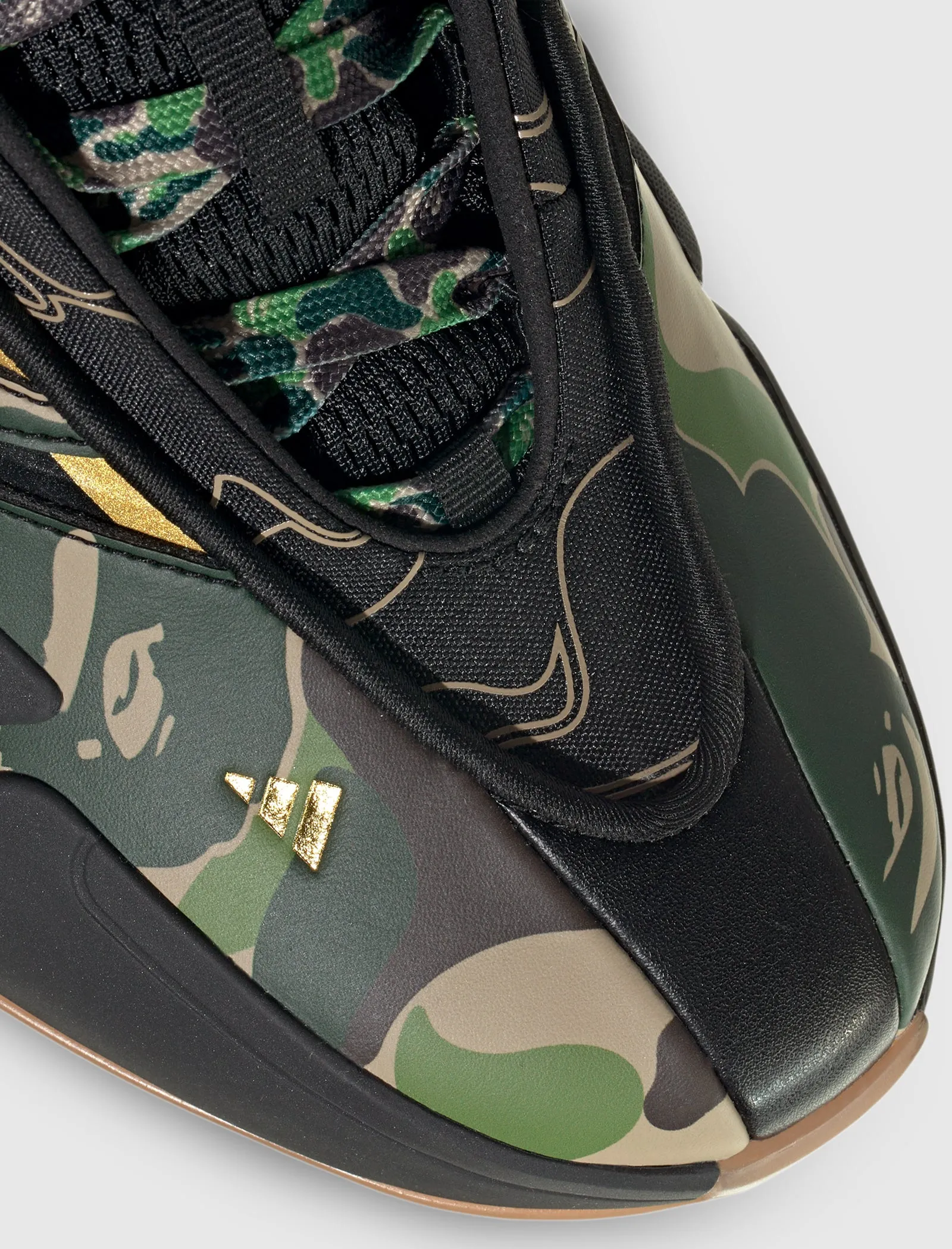 BAPE X DAME 9 "BLACK/MULTI" Adidas trendy casual shoe styles