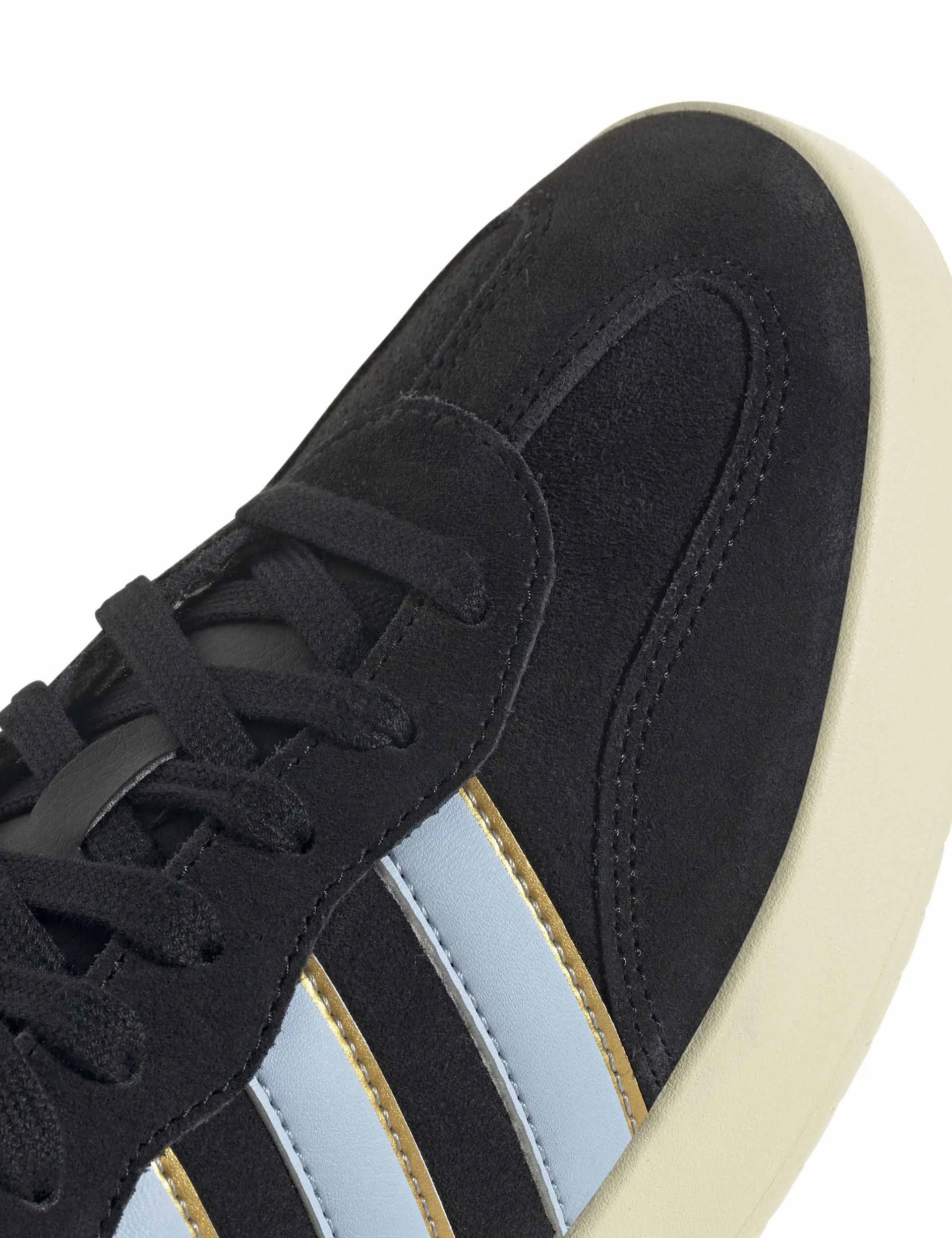 Barreda Shoes - Core Black/Wonder Blue/Gold Metallic Adidas trendy casual shoe styles