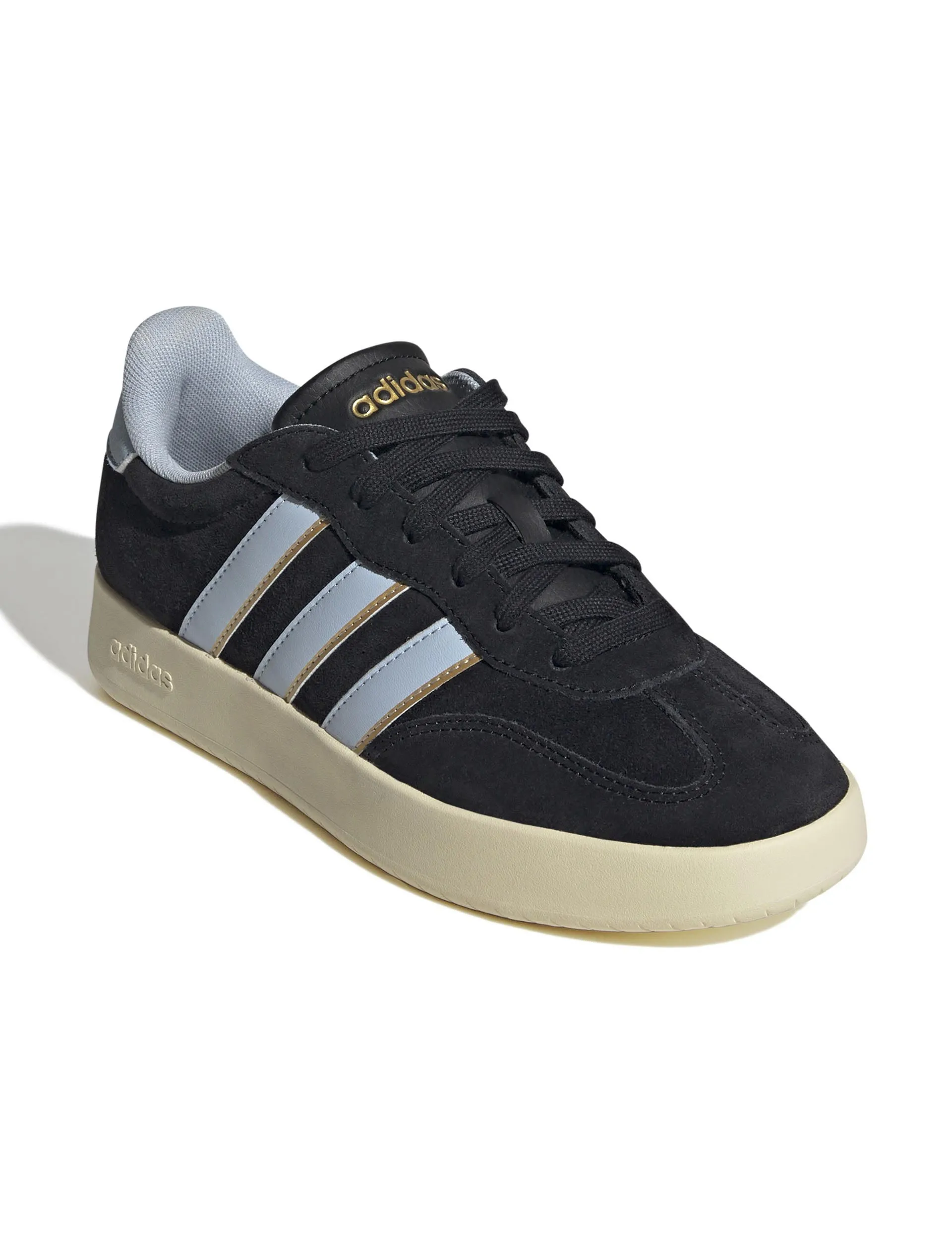 Barreda Shoes - Core Black/Wonder Blue/Gold Metallic Adidas trendy casual shoe styles