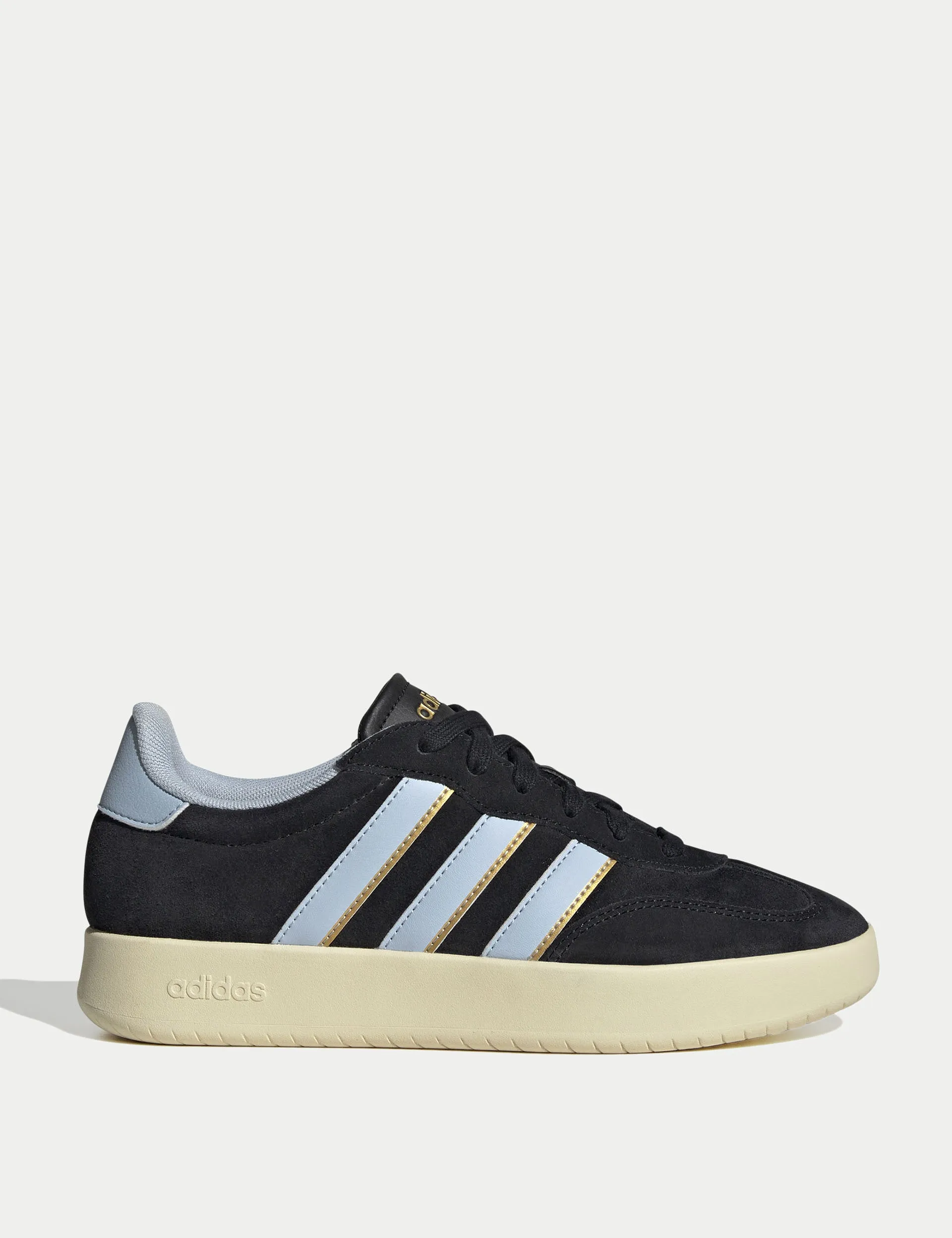 Barreda Shoes - Core Black/Wonder Blue/Gold Metallic Adidas everyday sneakers with comfort cushioning