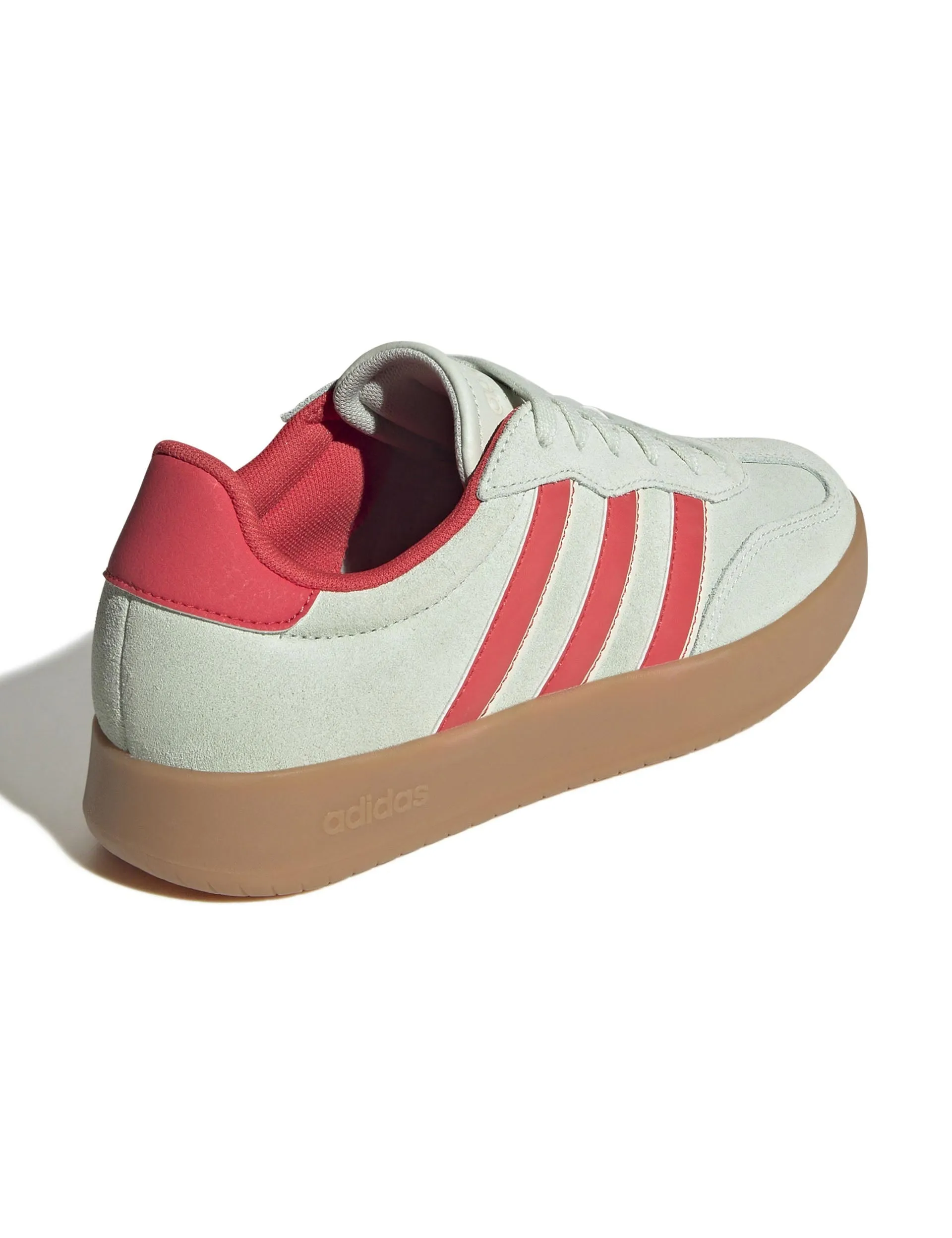 Barreda Shoes - Linen Green/Semi Lucid Red/Wonder White Adidas trendy casual shoe styles
