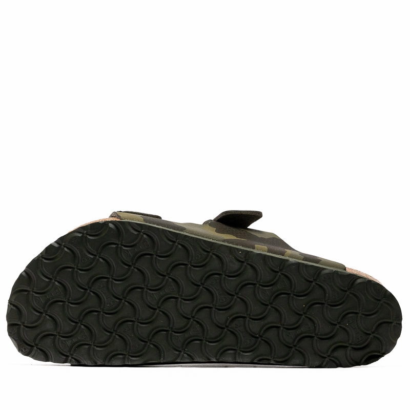 Birkenstock Arizona - Desert Soil/Camo Green Birdsoles eco-friendly shoe options