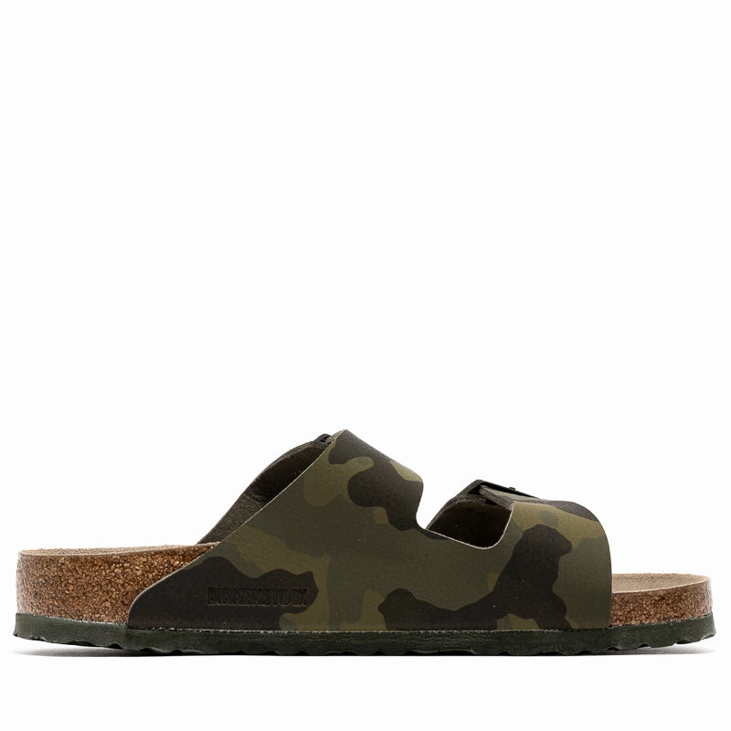 Birkenstock Arizona - Desert Soil/Camo Green Birdsoles eco-friendly shoe options