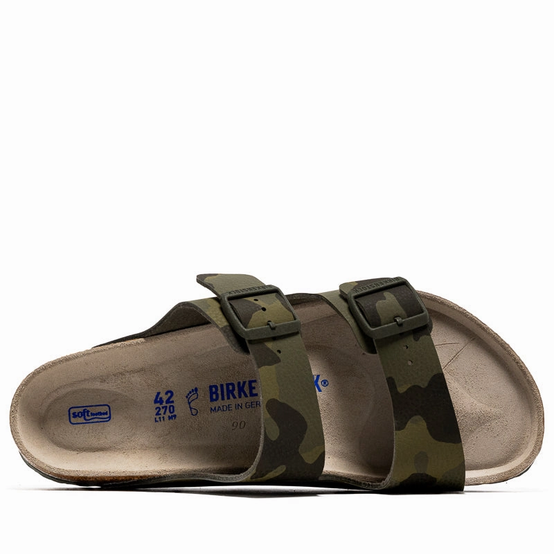 Birkenstock Arizona - Desert Soil/Camo Green Birdsoles eco-friendly shoe options