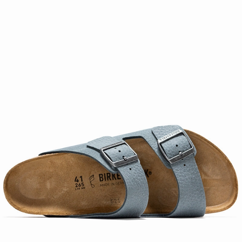 Birkenstock Arizona Desert Buck - Basalt Grey Birdsoles eco-friendly shoe options