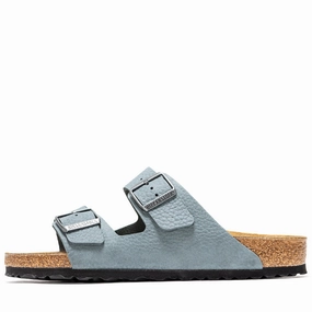 Birkenstock Arizona Desert Buck - Basalt Grey Birkenstock supportive sandals with cork footbed