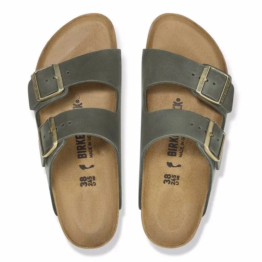 Birkenstock Arizona Oiled Leather  Two-Strap Sandals for Women Birkenstock ergonomic sandals
