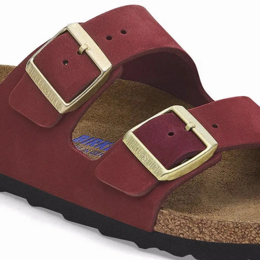 Birkenstock Arizona Soft Footbed Nubuck  Women's Comfortable Sandal Birkenstock ergonomic sandals