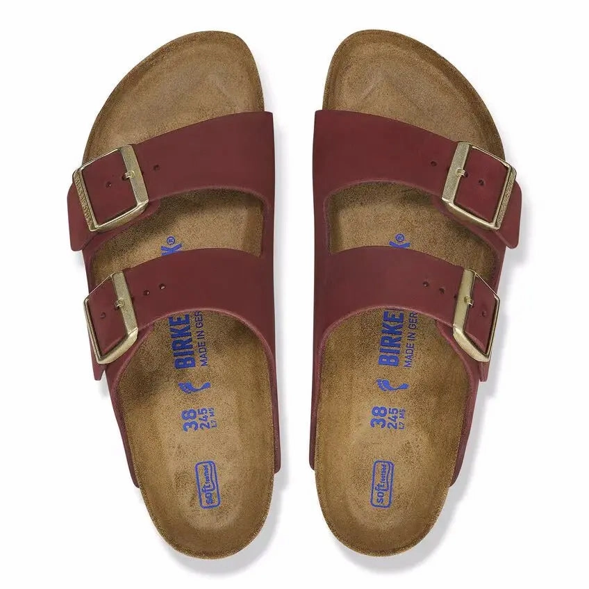 Birkenstock Arizona Soft Footbed Nubuck  Women's Comfortable Sandal Birkenstock ergonomic sandals