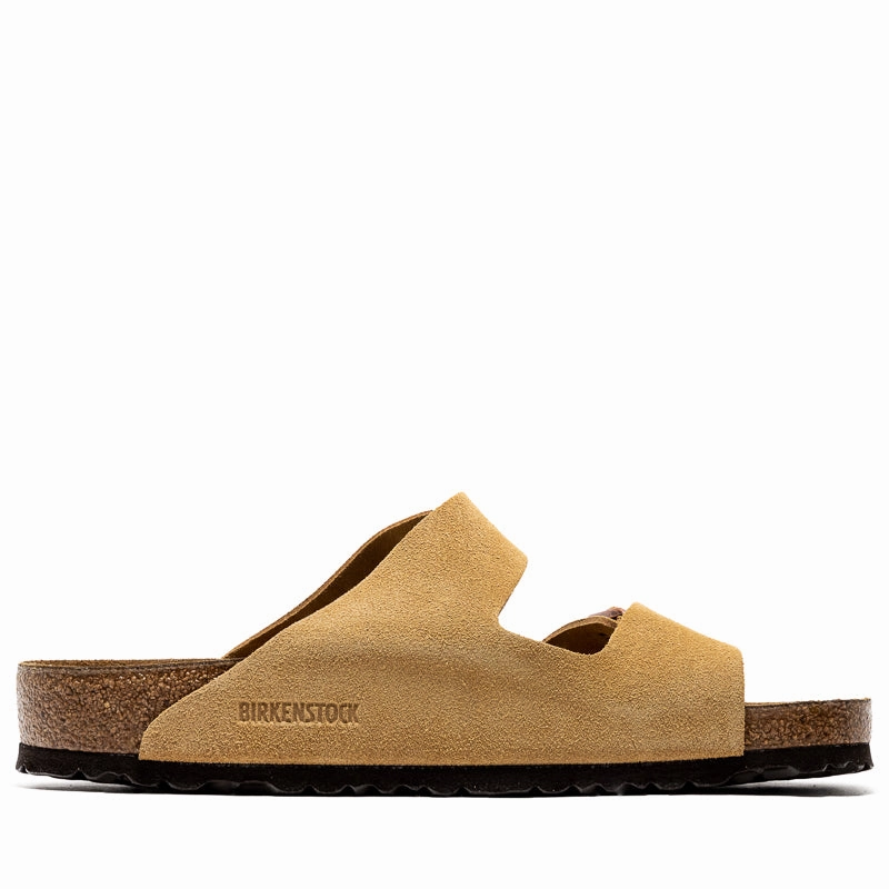 Birkenstock Arizona Suede - Latte Cream Birdsoles eco-friendly shoe options