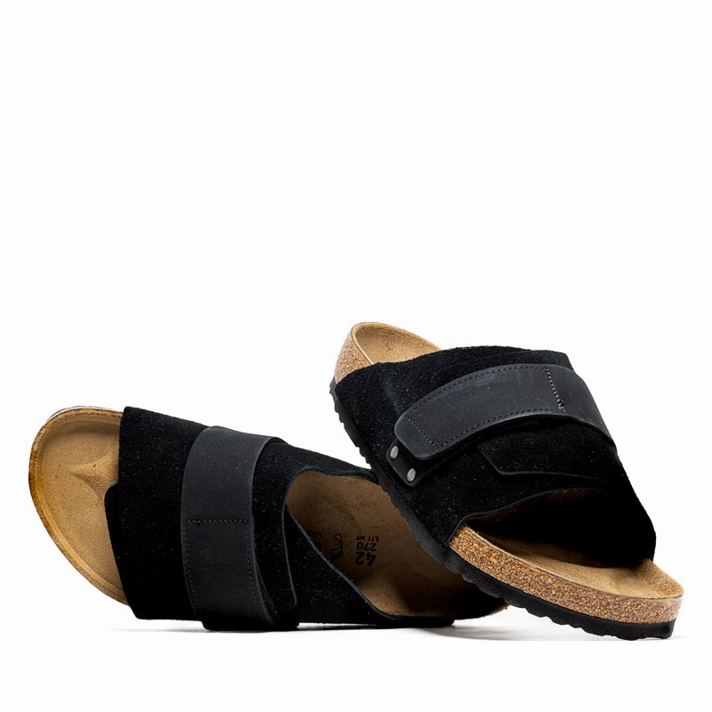 Birkenstock Kyoto Suede - Black Birdsoles eco-friendly shoe options