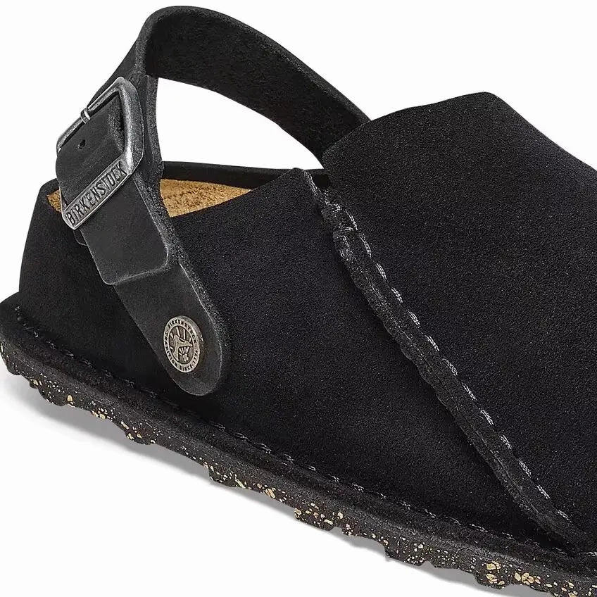 Birkenstock Lutry  Convertible Suede Clogs for All-Day Comfort Birkenstock ergonomic sandals