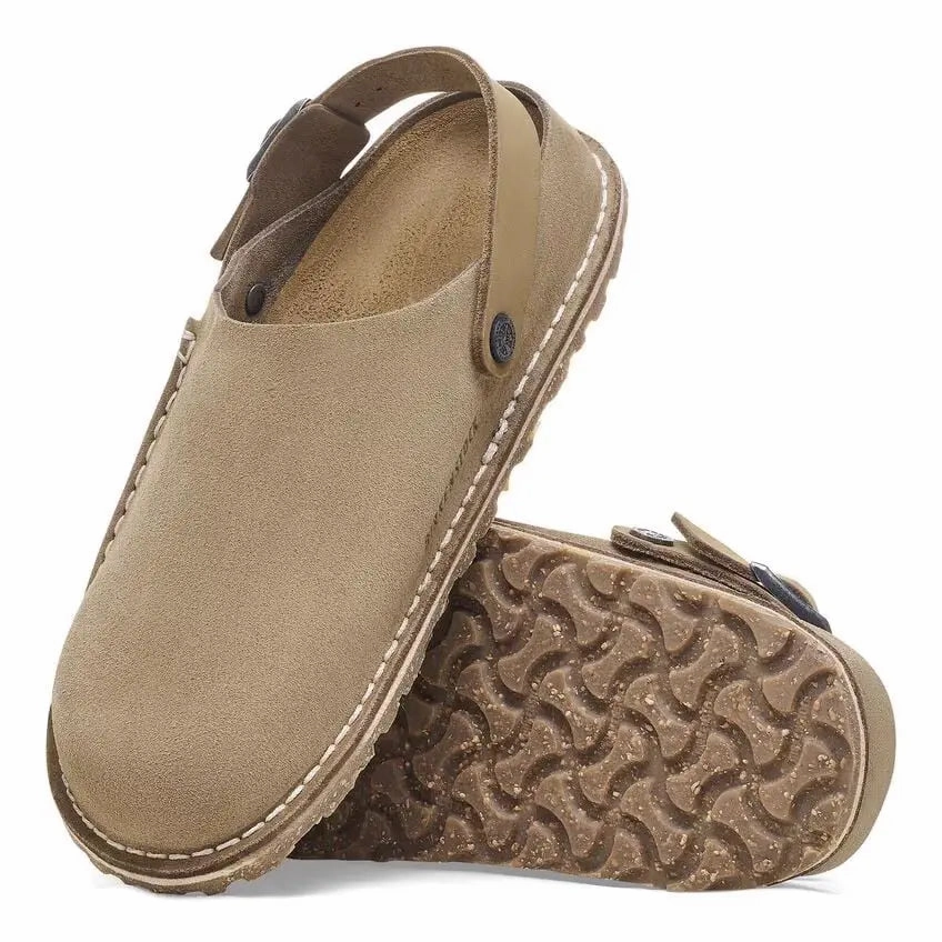 Birkenstock Lutry  Convertible Suede Clogs for All-Day Comfort Birkenstock ergonomic sandals