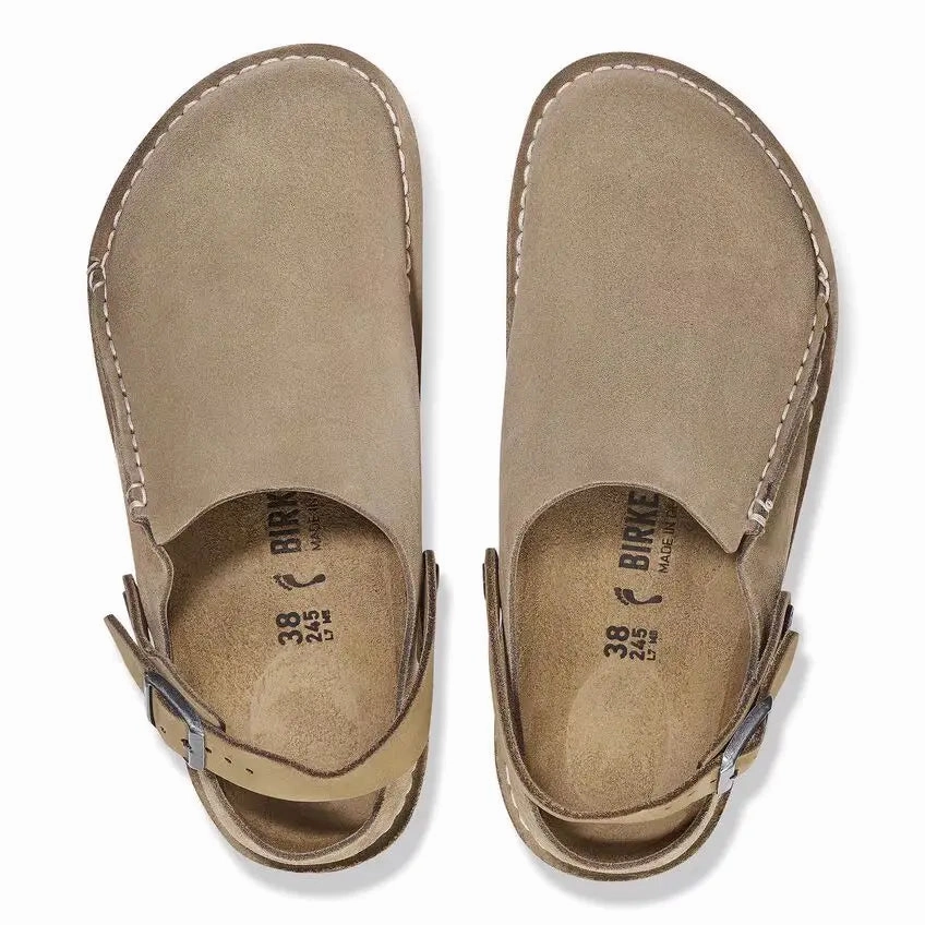Birkenstock Lutry  Convertible Suede Clogs for All-Day Comfort Birkenstock ergonomic sandals