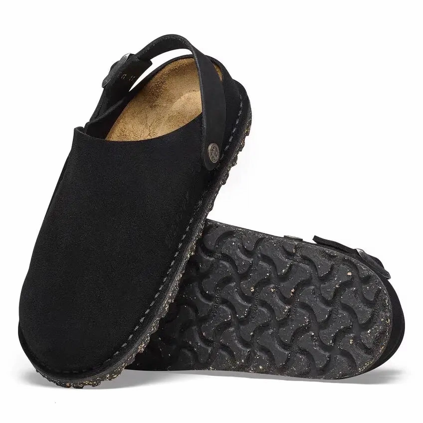 Birkenstock Lutry  Convertible Suede Clogs for All-Day Comfort Birkenstock ergonomic sandals