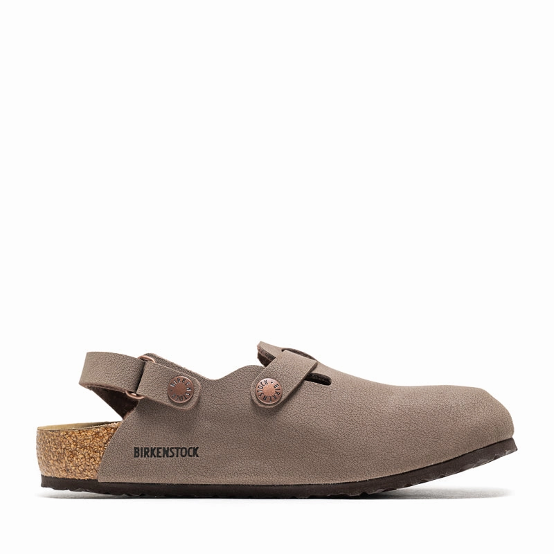 Birkenstock Tokio Birkibuc (PS) - Mocha Birdsoles eco-friendly shoe options