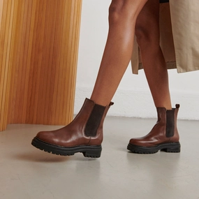 Boot Adalard Cognac Jonak women's stylish shoes with modern design